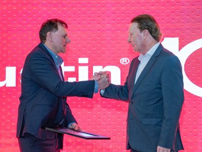 Paulo Finger, sócio-diretor da Augustin & Cia, e Marcos Lauxen, Diretor-Presidente da Vence Tudo