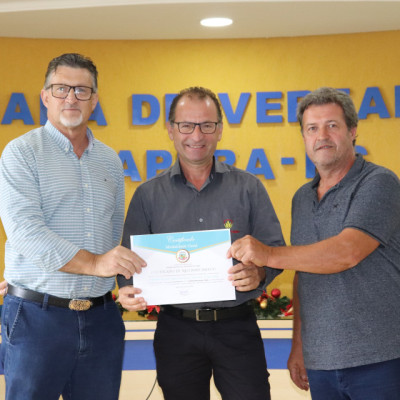 Vence Tudo é homenageada pelo legislativo de Tapera