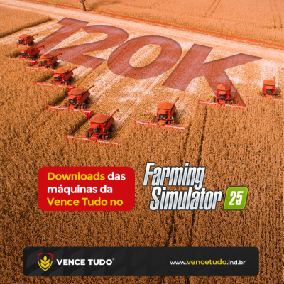 Vence Tudo atinge mais de 100 mil downloads no Farming Simulator